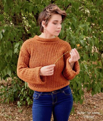 Easy Ribbed Sweater Crochet pattern by Itchin' for some Stitchin