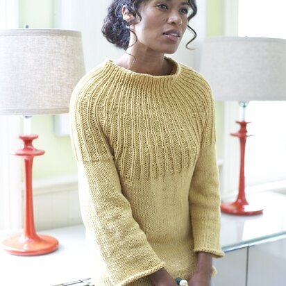 Radiant Sweater in Lion Brand Cotton-Ease - 60581AD