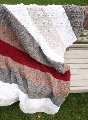 Amity striped blanket