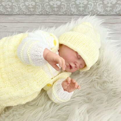 Baby Dungaree Outfit Knitting Pattern #91