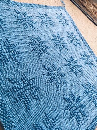 Snowflake Baby Blanket