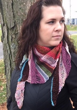 Yarn Over Shawlette