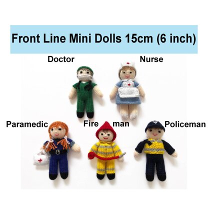 Front Line Mini Dolls knitting pattern 19068