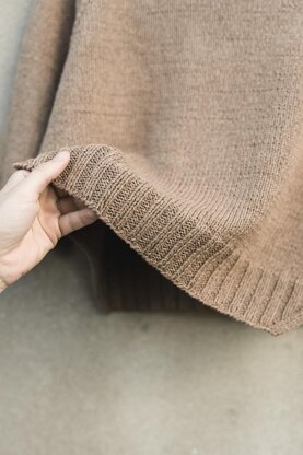 Yoga sweater pattern by Neringa Ruke