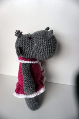 Häkelanleitung Amigurumi Nilpferd Bertha ♥