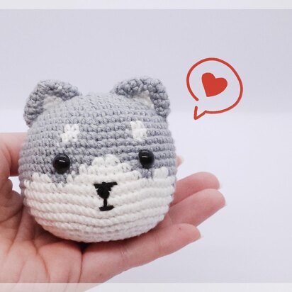 Amigurumi shiba dog