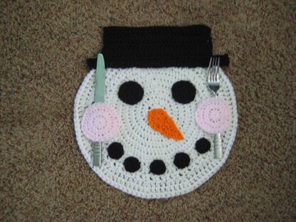 Snowman Table Placemat