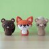 Backyard Critters 1 Crochet Amigurumi Pattern with Beaver, Squirrel & Fox