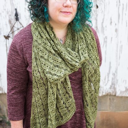 Cloud Street Stole - knitting pattern