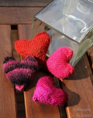 Knit hearts to be my Valentine