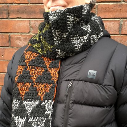 Crochet Scarf Pattern for Men: Manly-Man Scarf