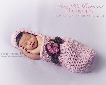 Hooded Newborn Cocoon 256