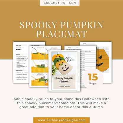 Spooky Pumpkin Placemat