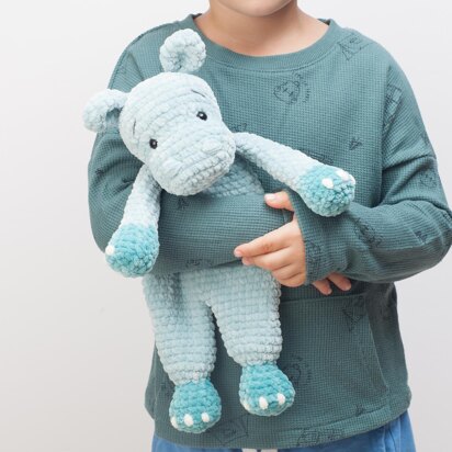 Hippo snuggler crochet pattern