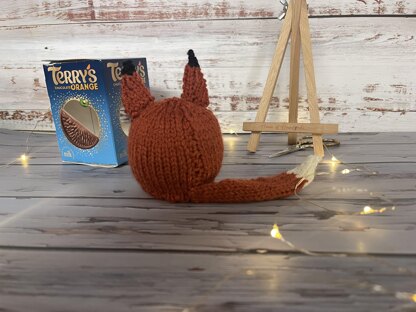 Fox Chocolate Orange Cover Knitting Pattern