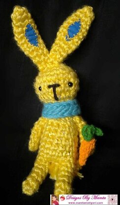 Crochet Easter Carrot Bunny Pattern Amigurumi Rabbit