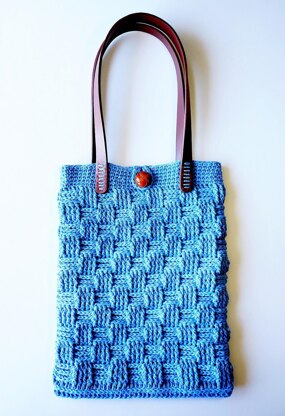 Basketweave Laptop Bag
