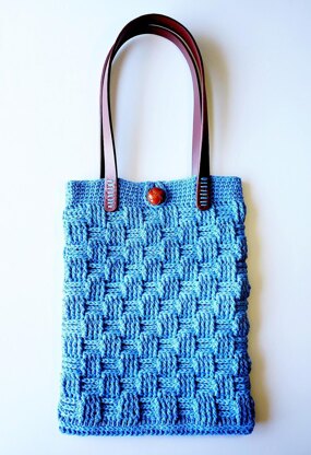 Basketweave Laptop Bag