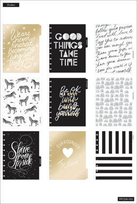The Happy Planner Black & White Classic 18 Month Planner