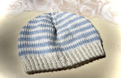 Striped Baby Hat