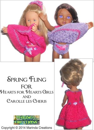 Spring Fling for Corolle Les Cheries and Heart for Heart Dolls