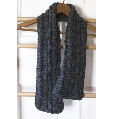 Knit Squares Scarf