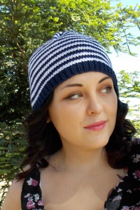 Striped Knit Hat