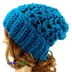 Clustered V-Stitch Chunky Crochet Hat Pattern