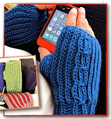 Lucky Twist Mitts