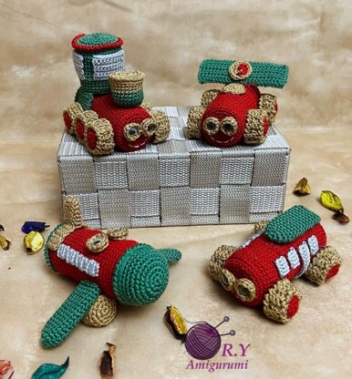 Amigurumi Recycle mini happy engines