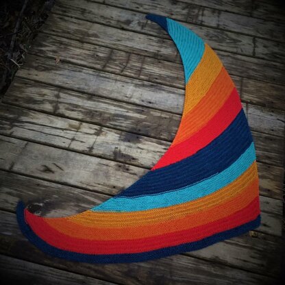 Garter Ridge Shawl