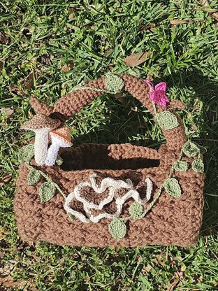 Fairy Hollow Log Basket