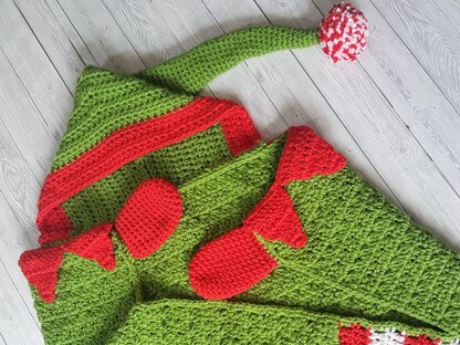 Star Stitch Stocking- Free Crochet Pattern - Amelia Makes