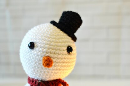 Christmas Snowman Amigurumi Doll