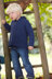 Kinderpullover im Troyer-Style in Schachenmayr Merino Extrafine Color 120 - S9052