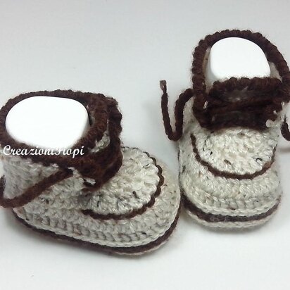 Woodcutter booties baby