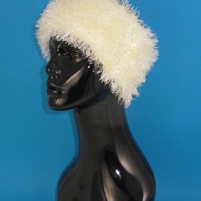 Simple Super Furry Headband - knitting pattern