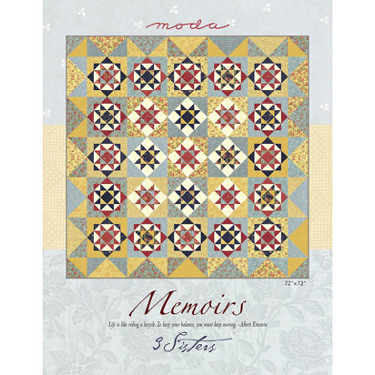 Moda Fabrics Memoirs Quilt - Downloadable PDF