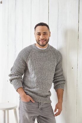 King Cole Pattern in Simply Denim DK - Mens P6161 - Leaflet