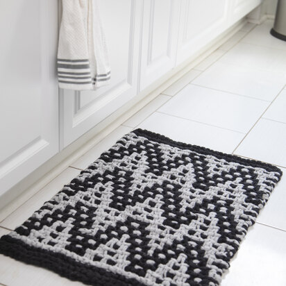 Mosaic Rug in Premier Yarns Home Cotton XL - Downloadable PDF