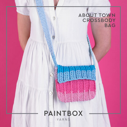 About Town Crossbody Bag - Free Crochet Pattern for Women in Paintbox Yarns Recycled Crafty Pots by Paintbox Yarns