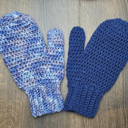 Daddy's Simply Easy Mittens Pattern