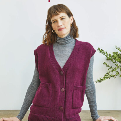 Vest in Hayfield Soft Twist - 10332 - Downloadable PDF