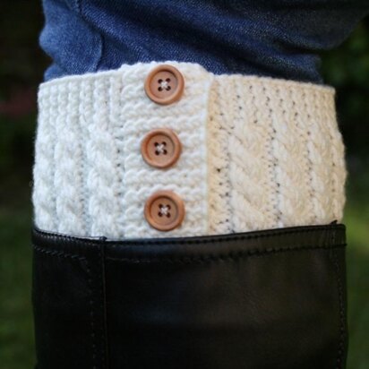 Winter Twist Boot Cuffs