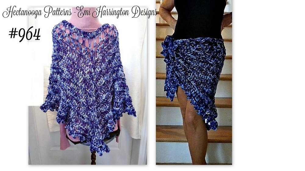 964 Grape Shawl Crochet pattern by Emi Harrington LoveCrafts