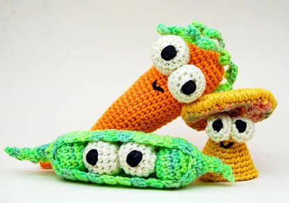 Crochet Don't Eat Your Veggies Amigurumi Toy Pattern
