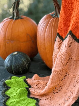 Fall Chevron Shawl