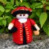 Victorian Town Crier Doll Knitting Pattern - Toy Knitting Pattern
