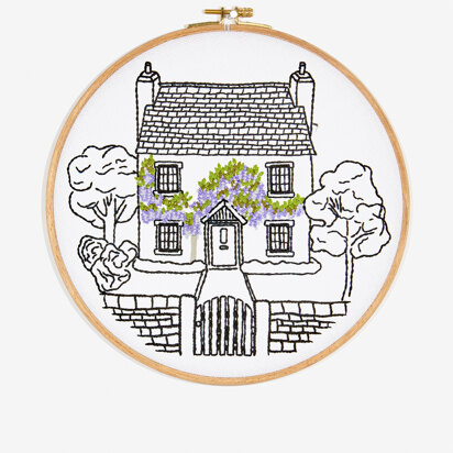 DMC Country Cottage Embroidery Pattern - PAT1382 - Downloadable PDF