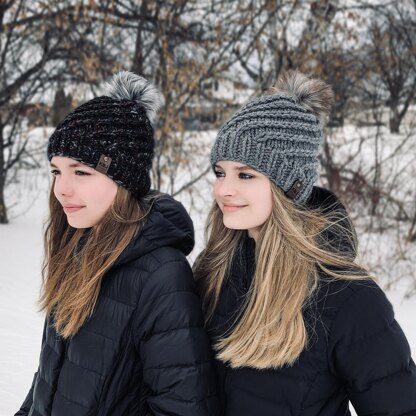Knit Alpine Swirl Hat